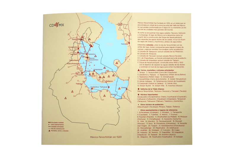 03 Libreta México Tenochtitlán 1520 - CDdfMX - Imagen 3